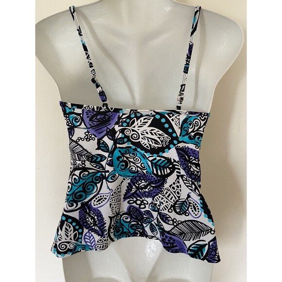 Solaris Tankini Swimsuit Womens Size S Top - Picture 4 of 6